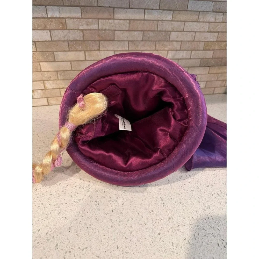 Disney Rapunzel Hat Veil Braided Hair‎ Tangled Princess Costume
